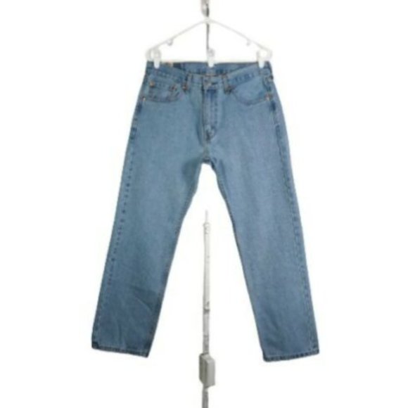 Levi's Other - Levi's 505 Regular Fit Straight Leg Blue Jeans